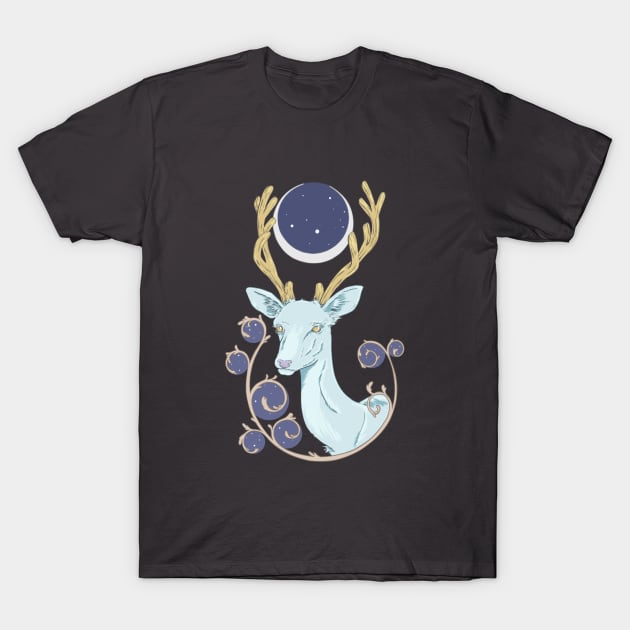 The white stag T-Shirt by EruannieCaline